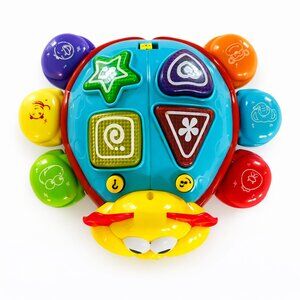 VTech Busy Learners Activity Turtle Baby Toddler Learning Toy Lights Music-AC241